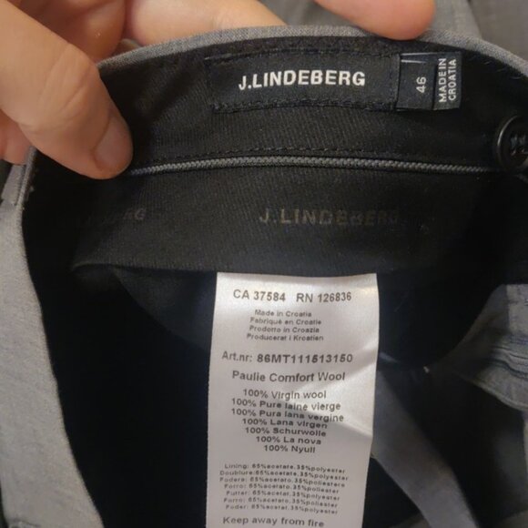 J Lindeberg grey sharkskin suit 38x30US 48x46EU modern slim fit Hopper 100% wool - Picture 8 of 11